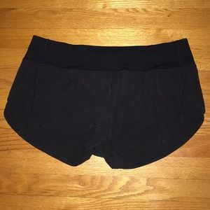 Lululemon Black Speed Shorts